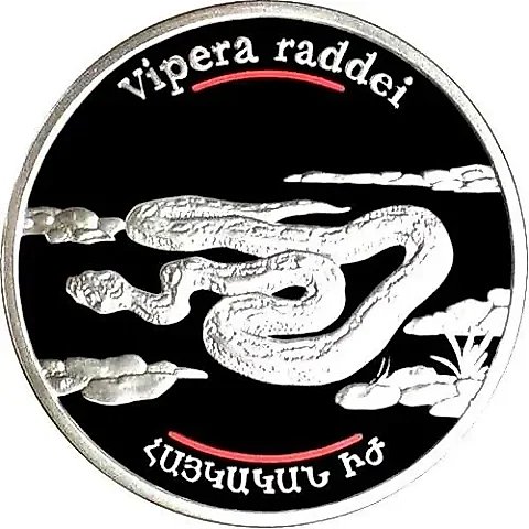 100 Drams 2007, Radde's Viper [Armenia] Proof — 1