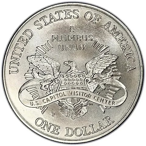 1 доллар 2001, P, туристический центр Капитолия [США] — 1