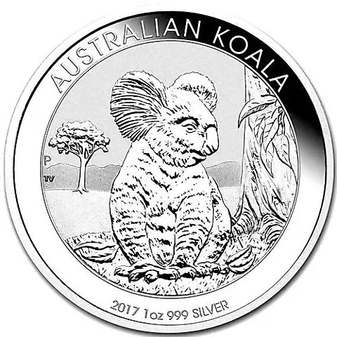 1 доллар 2017, P, коала [Австралия] — 1