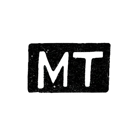Master's Mark of Mikhail Yakovlevich Tarasov - Moscow - initials "MT" - 1905-1914