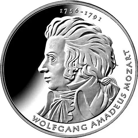 10 евро 2006, D, Моцарт [Германия] — 1