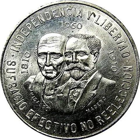 10 Pesos 1960, War of Independence [Mexico] — 1
