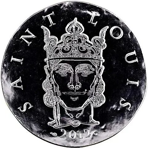 10 евро 2012, Людовик IX Святой [Франция] Proof — 1