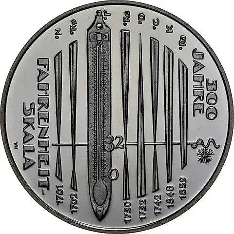 10 Euro 2014, J, Fahrenheit Scale [Germany] Proof — 1