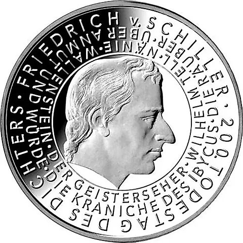 10 Euro 2005, G, Friedrich von Schiller [Germany] — 1
