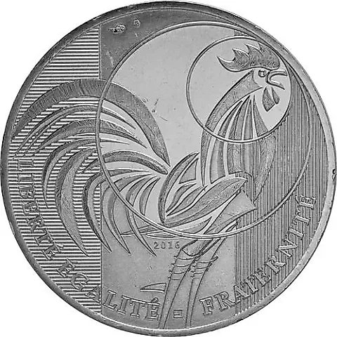 10 Euro 2016, Gallic Rooster [France] — 1
