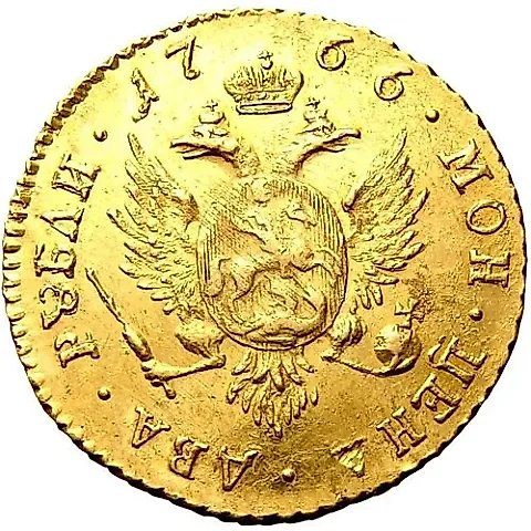 2 Rubles 1766, SPB — 1