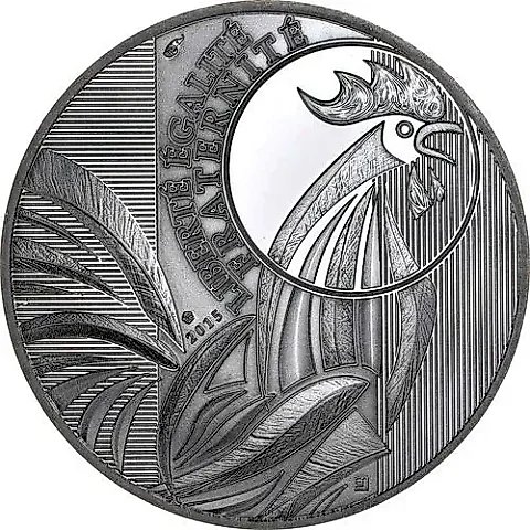 10 euro 2015, Gallic Rooster [France] — 1