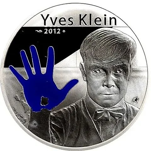 10 Euro 2012, Yves Klein [France] Proof — 1