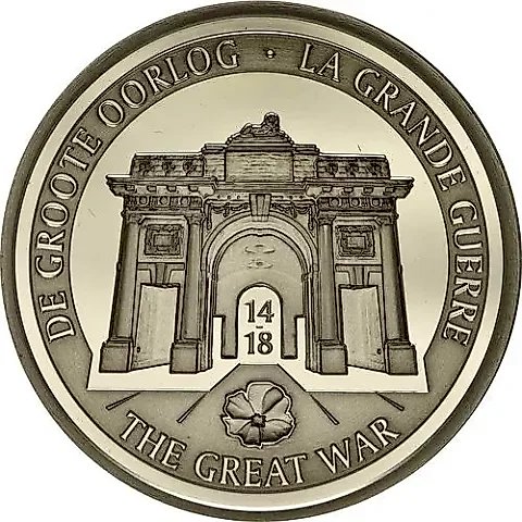 10 euro 2014, First World War [Belgium] Proof — 1