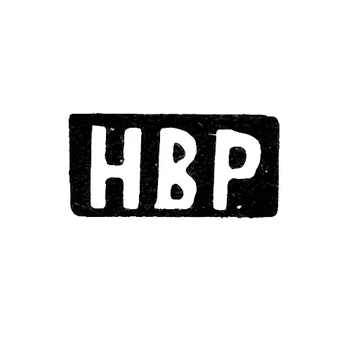 Клеймо мастера Рукавишников Николай Васильев - дер. Дербилки - инициалы "НВР" - 1870-е гг. - начало 20 века