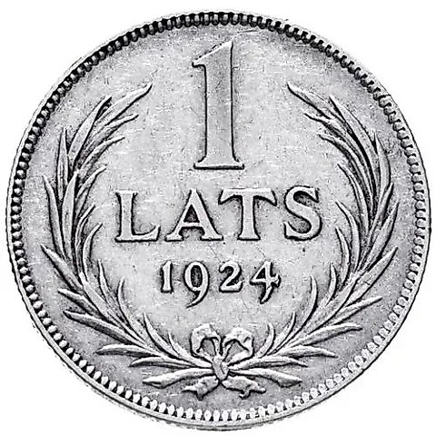 1 лат 1924 [Латвия] — 2