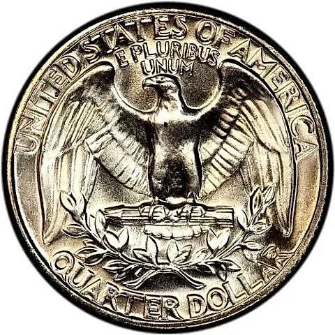 25 центов 1968, без обозначения монетного двора [США] — 1