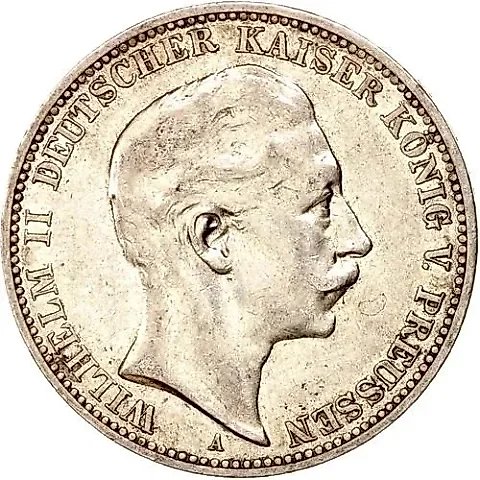 3 марки 1910, A, Пруссия [Германия / Германская Империя] — 1