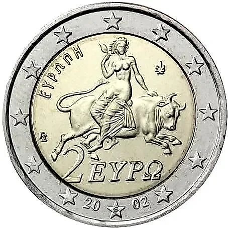 2 Euro 2002, Regular Issue Greece [Greece] — 2