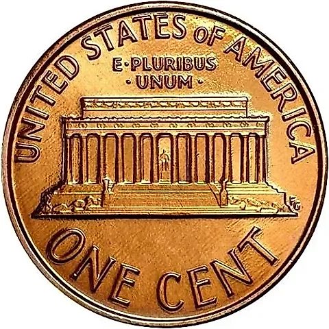 1 цент 1987, без обозначения монетного двора [США] — 1