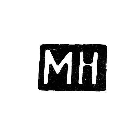 Master's Mark of Mikhail Efimov Novozhilov - Krasnoye Village - Initials "MN" - Late 19th - Early 20th Century