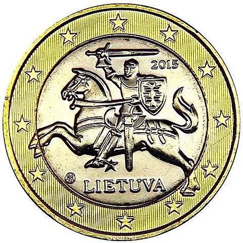 1 Euro 2015, Regular Strike Lithuania [Lithuania] — 3