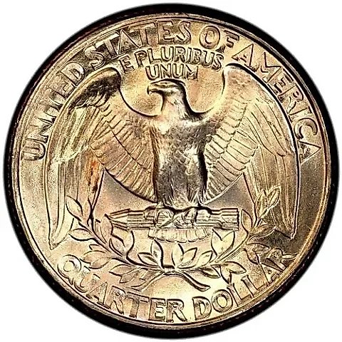 25 Cents 1977, D, Mint Mark "D" - Denver [USA] — 1