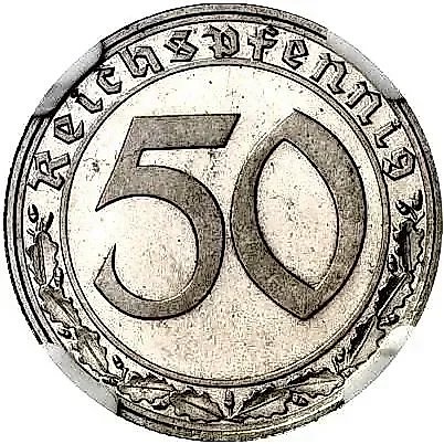 50 рейхспфеннигов 1938 [Германия / Третий рейх] — 1