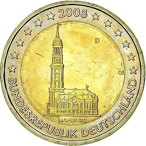 2 Euro 2008, D, Hamburg [Germany] — 1