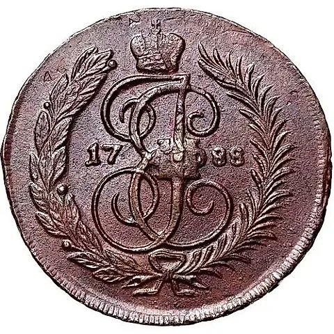 2 Kopeks 1788, MM, Mesh Edge — 1