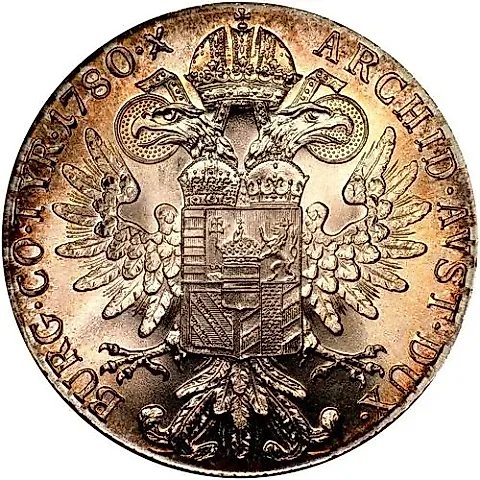 1 Thaler 1780, Maria Theresa Thaler [Austria / Austro-Hungarian Empire] — 1