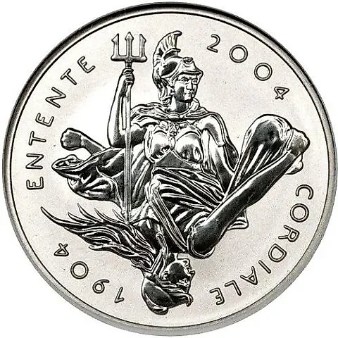 5 фунтов 2004, сердечное соглашение [Великобритания] Proof — 1