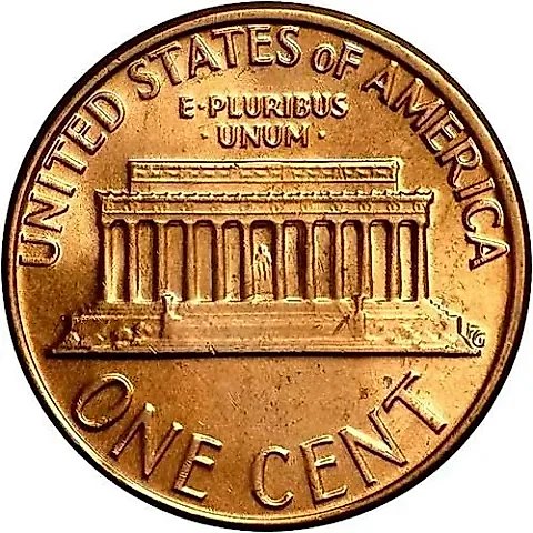 1 Cent 1980, D, Mint Mark "D" - Denver [USA] — 1