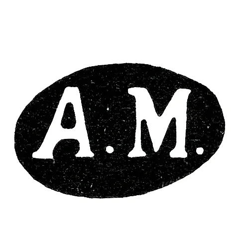 Maker's Mark of Mukhin Alexander Alekseev - Moscow - initials "A.M."