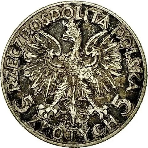 5 злотых 1932, Королева Ядвига [Польша] — 1