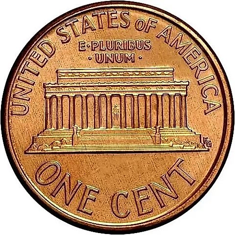 1 цент 1990, D, знак монетного двора "D" - Денвер [США] — 1