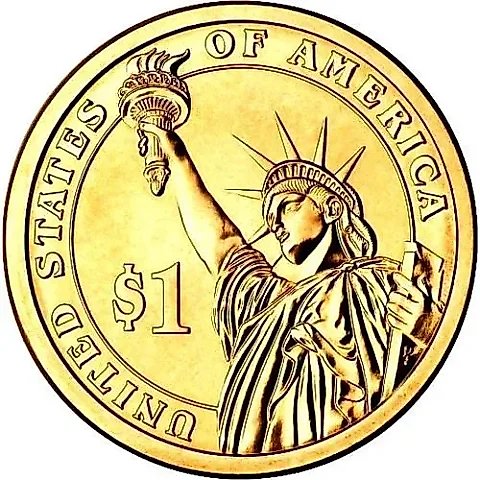 1 доллар 2011, P, Джеймс Гарфилд [США] — 1