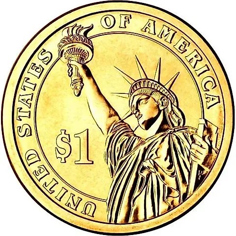 1 Dollar 2013, P, Woodrow Wilson [USA] — 1