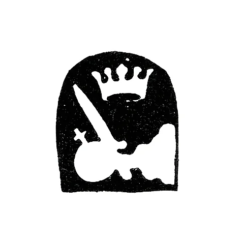 Vologda City Hallmark 1791-1793, 1801-1810, 1834 "Hand Issuing from a Cloud"