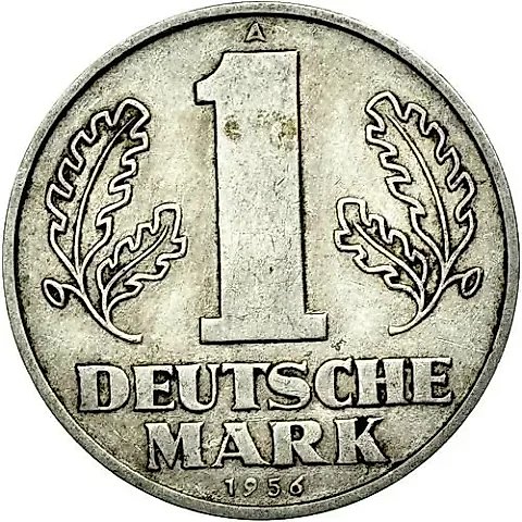 1 Mark 1956-1963 [Germany / GDR] — 2