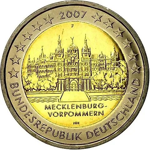 2 евро 2007, F, Мекленбург [Германия] — 1