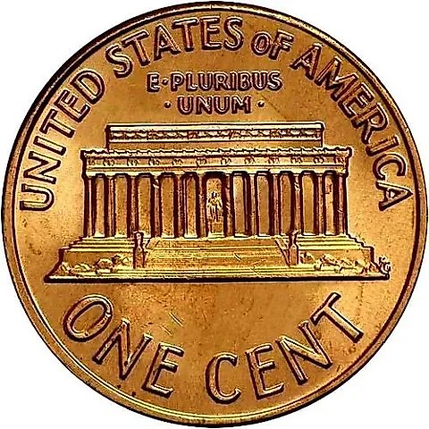 1 Cent 1971, No Mint Mark [USA] — 1