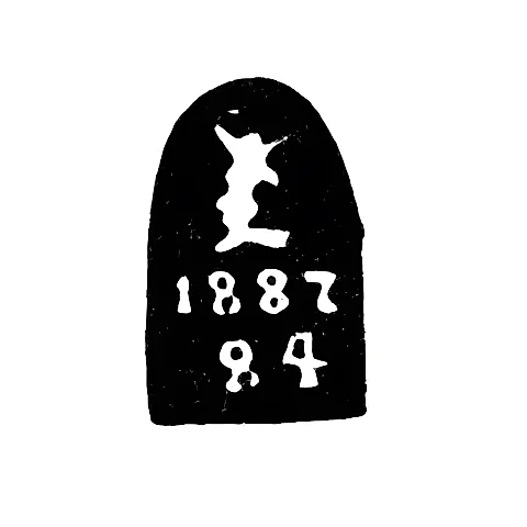 Городское клеймо Архангельска 1885-1888 гг. "Архангел Михаил"