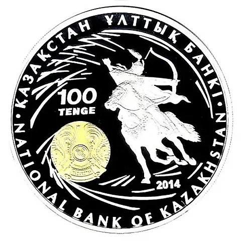 100 тенге 2014, Тамерлан [Казахстан] Proof — 1