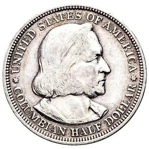 50 Cents 1892, Columbian Exposition [USA] — 1