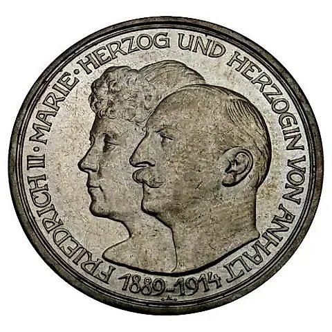 3 марки 1914, серебряная свадьба [Германия / Германская Империя] — 1