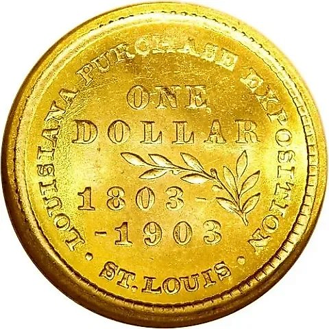 1 Dollar 1903, Louisiana [USA] — 1