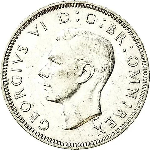 1 Shilling 1942, Lion Standing on Crown [Great Britain] — 1