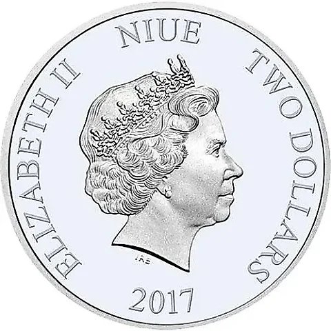 2 Dollars 2017, Star Wars - Darth Vader [Niue] Proof — 1