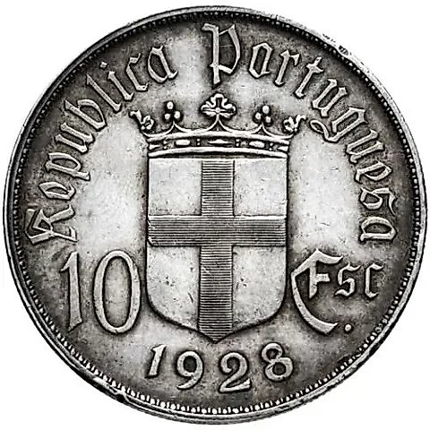 10 Escudos 1928, Battle of Ourique [Portugal] — 1