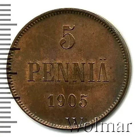 5 Pennia 1905 — 1