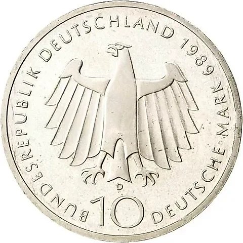 10 Marks 1989, Bonn [Germany / FRG] — 1