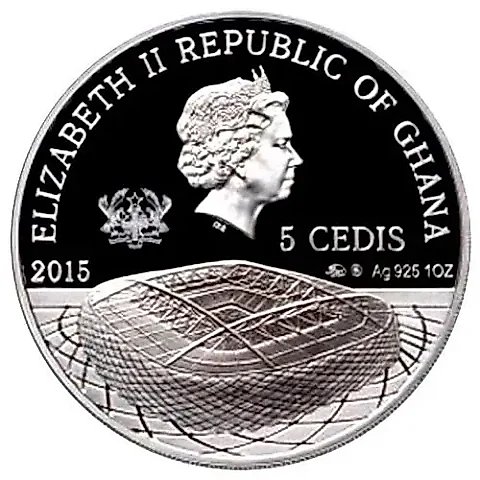 5 Cedis 2015, FC Spartak [Ghana] Proof — 1