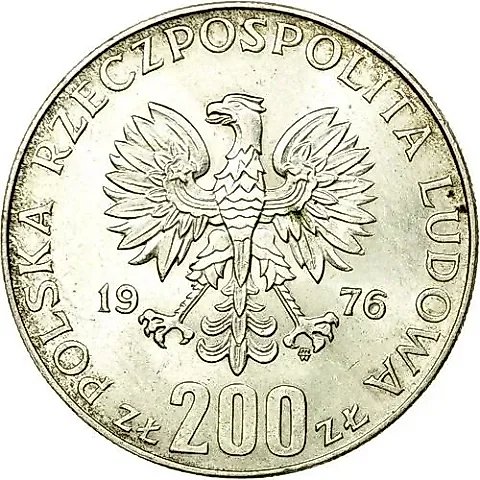 200 злотых 1976, олимпиада [Польша] — 1